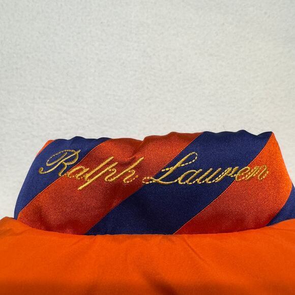 Ralph Lauren Toddler Girls 2T Reversible Down Filled Puffer Vest Pink/Orange - Picture 7 of 12